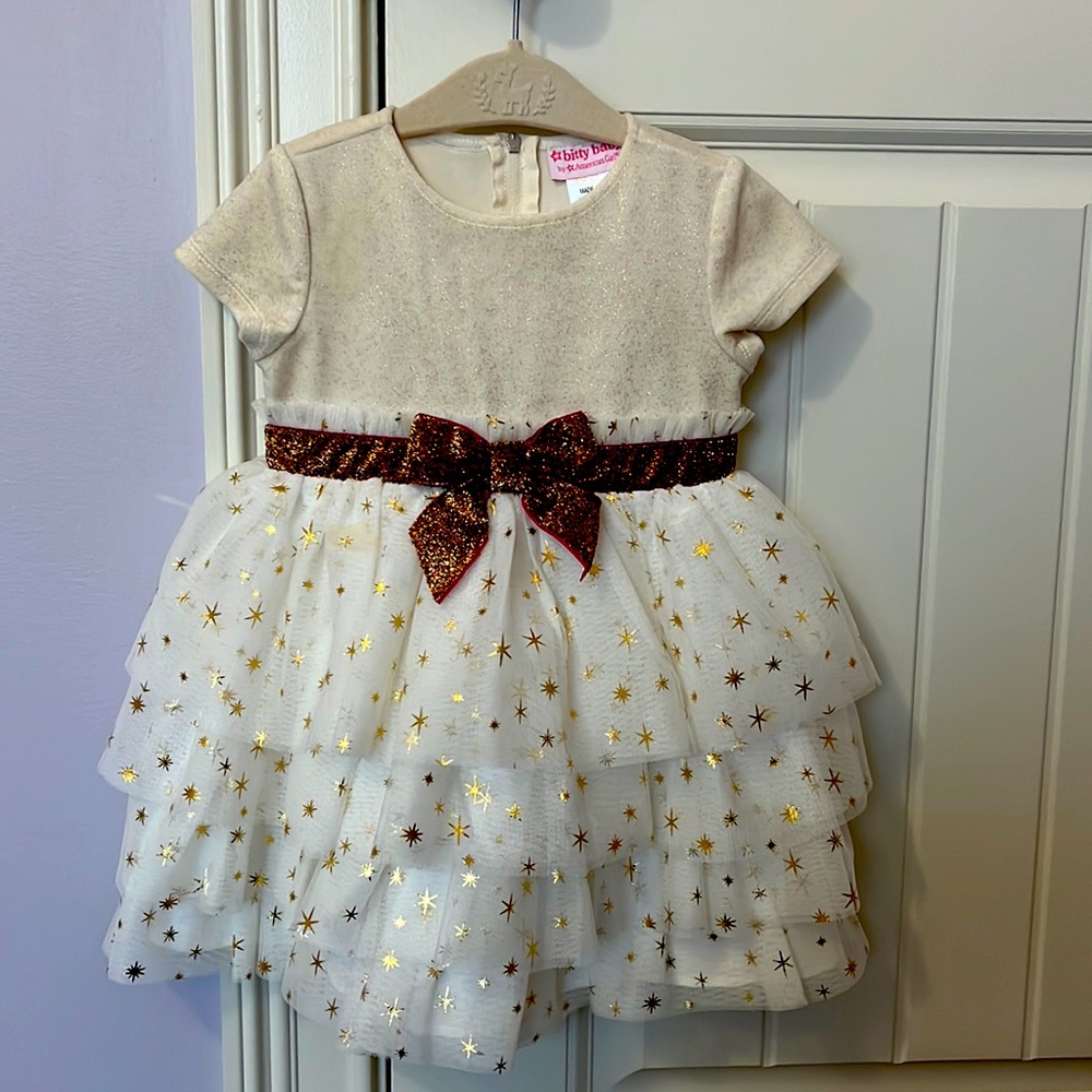 American Girl All that glitters gold dress